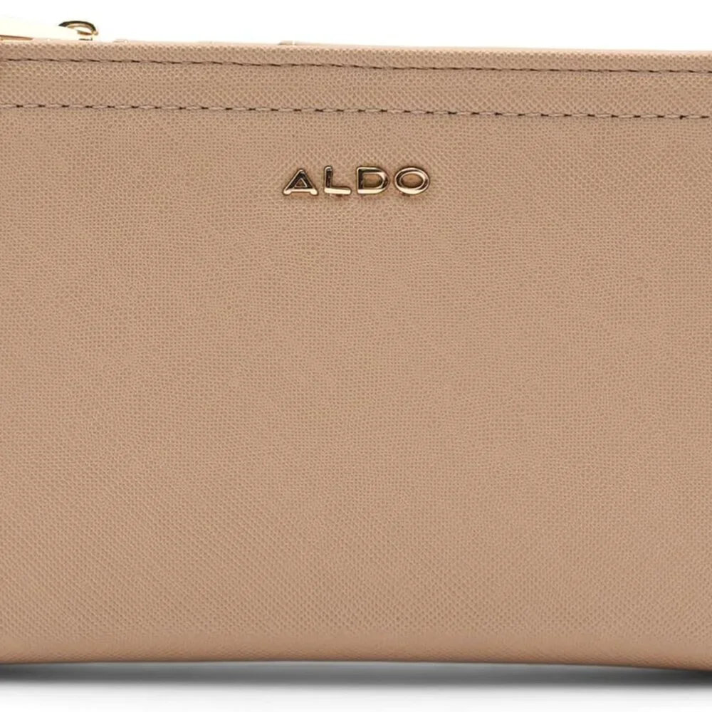 Women's Wallet Polyurethane and Polyester Snap Closure Fits Inside Bag